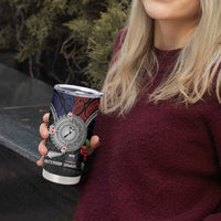 Aotearoa and Samoa Mo Te Tiriti Tumbler Cup Tangata Moana Stand with Tangata Whenua LT9 - Polynesian Pride