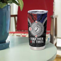 Aotearoa and Samoa Mo Te Tiriti Tumbler Cup Tangata Moana Stand with Tangata Whenua LT9 - Polynesian Pride