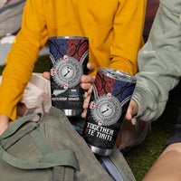 Aotearoa and Samoa Mo Te Tiriti Tumbler Cup Tangata Moana Stand with Tangata Whenua LT9 - Polynesian Pride