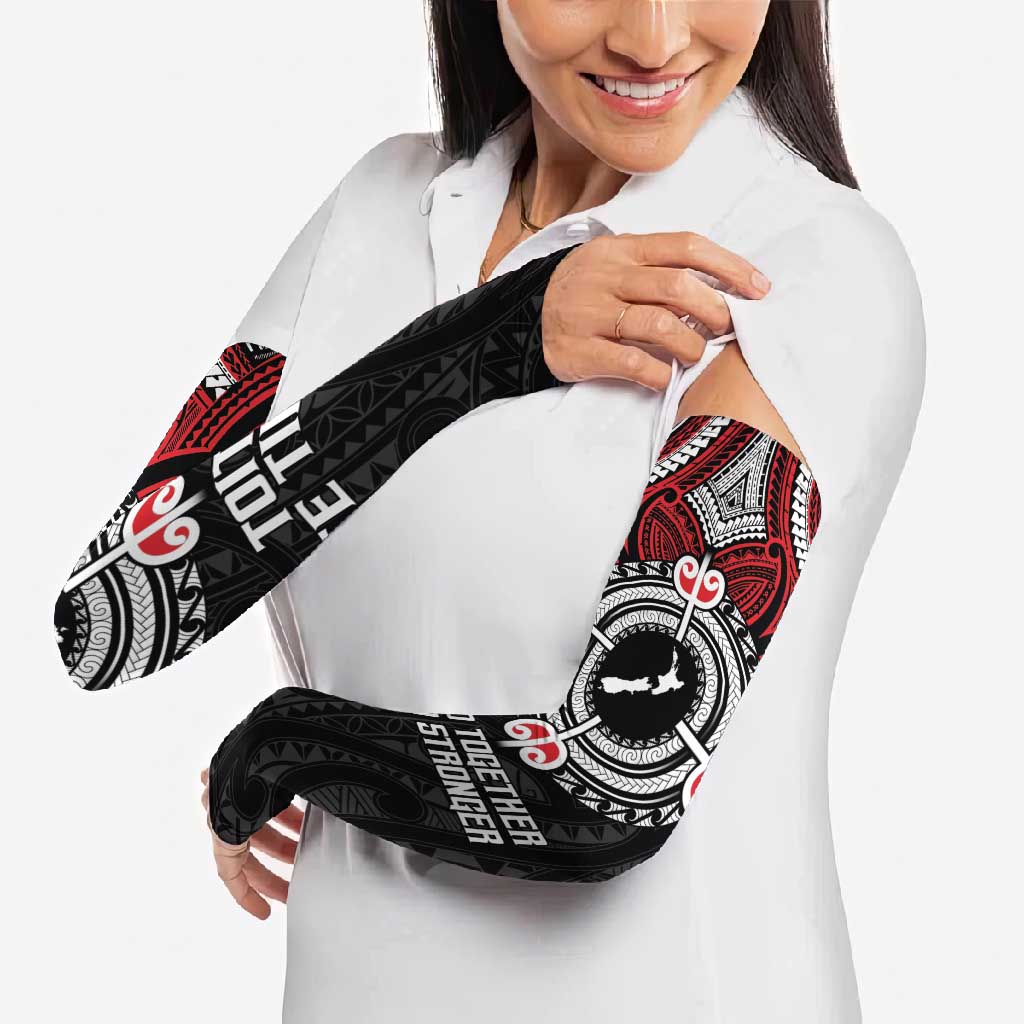 Aotearoa Proud To Be Maori Arm Sleeves New Zealand Fight Together - Polynesian Pride