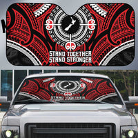 Aotearoa Proud To Be Maori Auto Sun Shade New Zealand Fight Together - Polynesian Pride