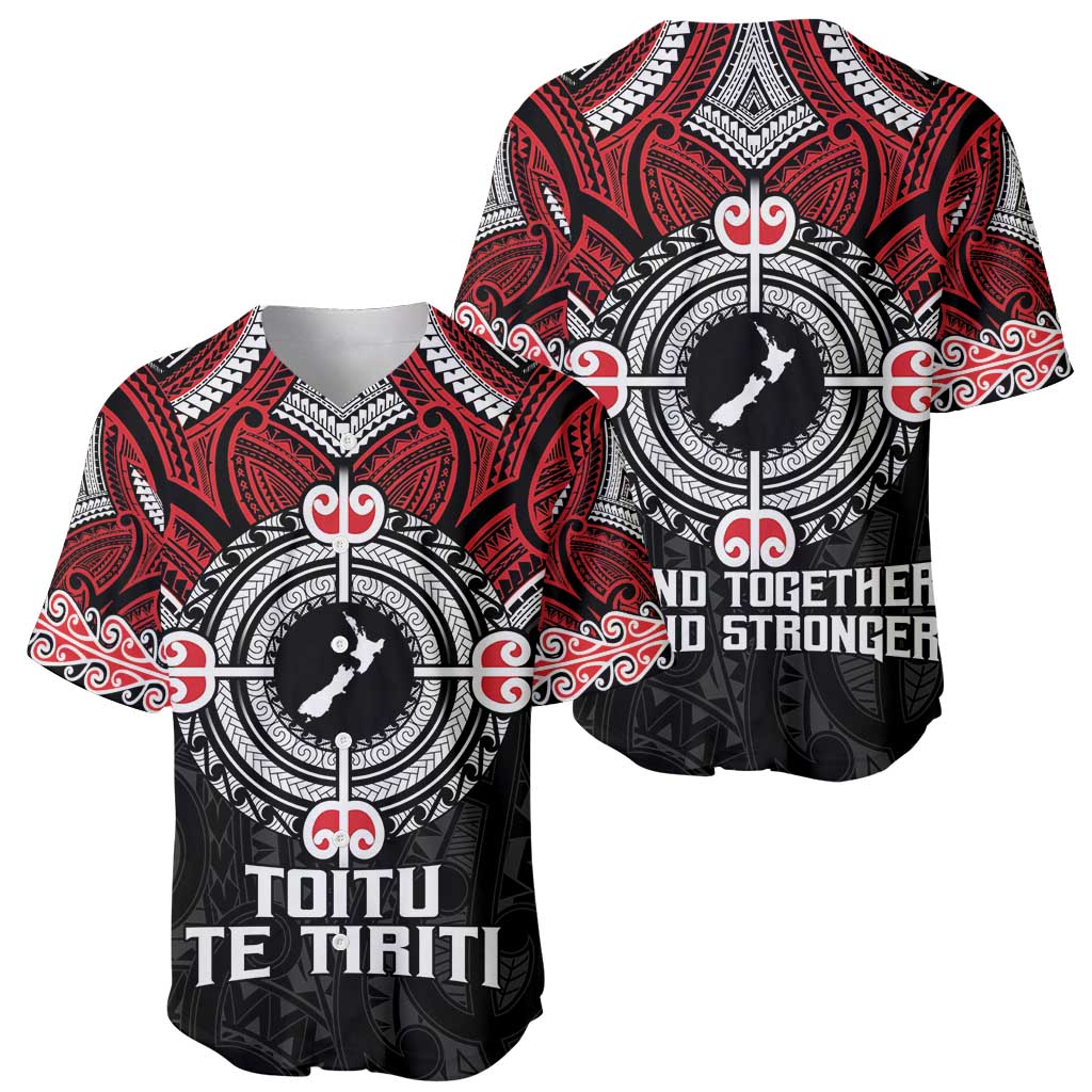 Aotearoa Proud To Be Maori Baseball Jersey New Zealand Fight Together LT9 - Polynesian Pride