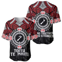Aotearoa Proud To Be Maori Baseball Jersey New Zealand Fight Together LT9 - Polynesian Pride