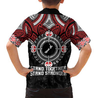 Aotearoa Proud To Be Maori Family Matching Long Sleeve Bodycon Dress and Hawaiian Shirt New Zealand Fight Together LT9 - Polynesian Pride
