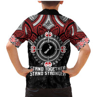 Aotearoa Proud To Be Maori Family Matching Mermaid Dress and Hawaiian Shirt New Zealand Fight Together LT9 - Polynesian Pride