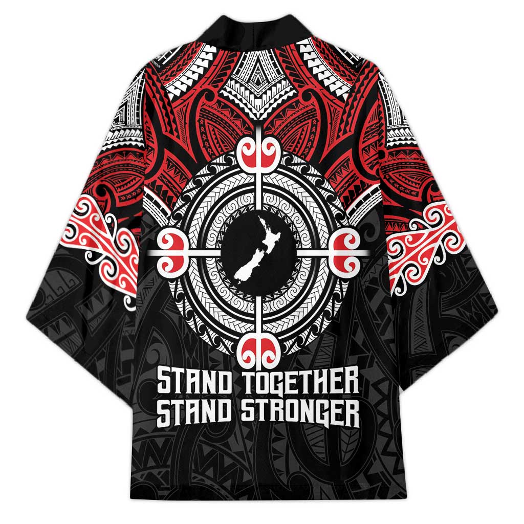 Aotearoa Proud To Be Maori Kimono New Zealand Fight Together LT9 - Polynesian Pride