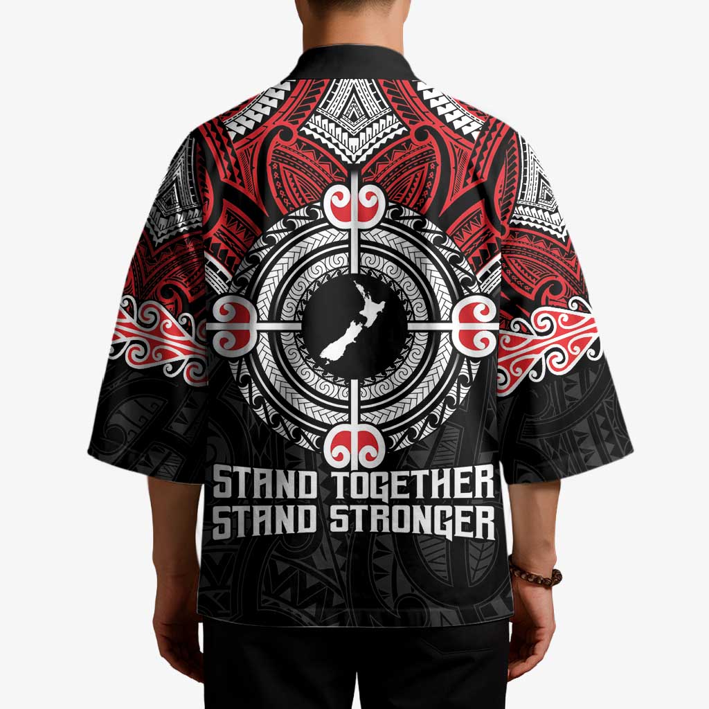 Aotearoa Proud To Be Maori Kimono New Zealand Fight Together LT9 - Polynesian Pride