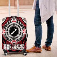 Aotearoa Proud To Be Maori Luggage Cover New Zealand Fight Together