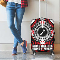 Aotearoa Proud To Be Maori Luggage Cover New Zealand Fight Together
