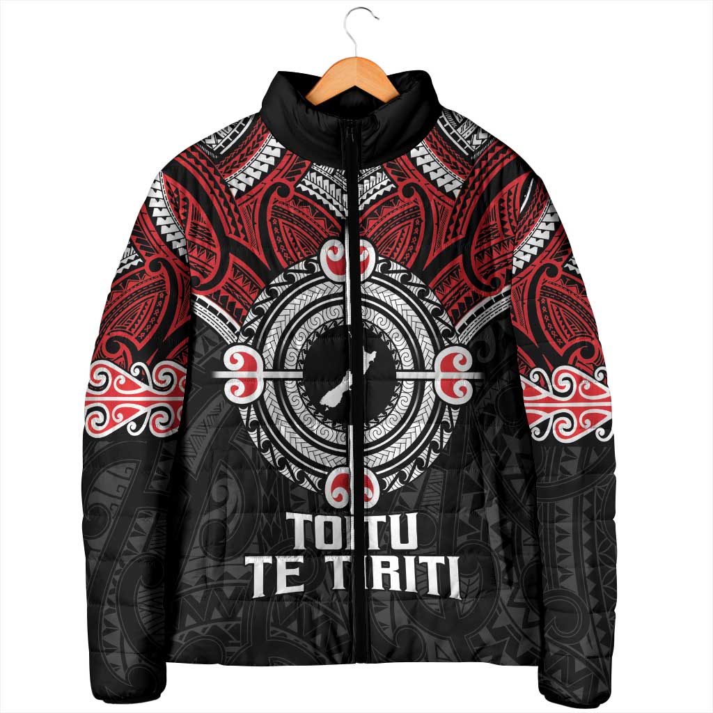Aotearoa Proud To Be Maori Padded Jacket New Zealand Fight Together - Polynesian Pride