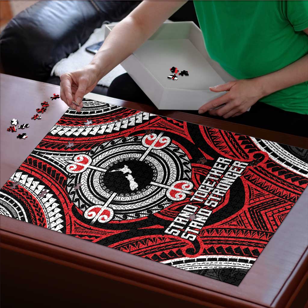 Aotearoa Proud To Be Maori Puzzle New Zealand Fight Together - Polynesian Pride
