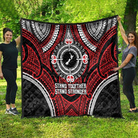 Aotearoa Proud To Be Maori Quilt New Zealand Fight Together LT9 - Polynesian Pride