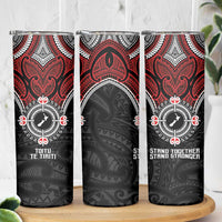Aotearoa Proud To Be Maori Skinny Tumbler New Zealand Fight Together LT9 - Polynesian Pride