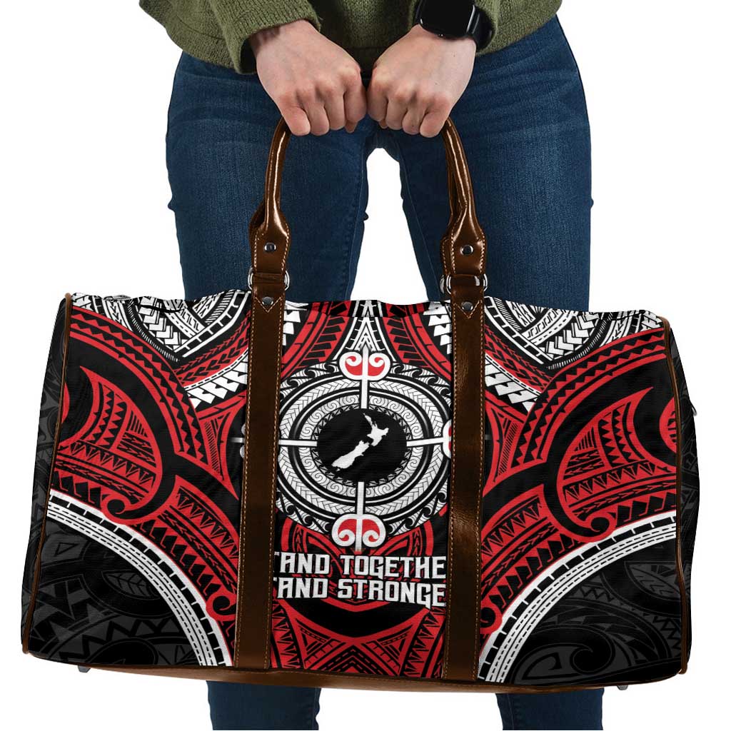 Aotearoa Proud To Be Maori Travel Bag New Zealand Fight Together - Polynesian Pride