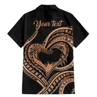 Personalised Valentines Day Romantic Lovers Family Matching Mermaid Dress and Hawaiian Shirt LT9 - Polynesian Pride