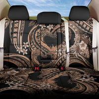 Polynesia Valentines Day Forever In My Heart Tattoo Back Car Seat Cover Gold Style LT9 One Size Gold - Polynesian Pride