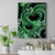 Polynesia Valentines Day Forever In My Heart Tattoo Canvas Wall Art Green Style LT9 Green - Polynesian Pride