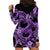 Polynesia Valentines Day Forever In My Heart Tattoo Hoodie Dress Purple Style LT9 - Polynesian Pride