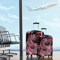 Polynesia Valentines Day Forever In My Heart Tattoo Luggage Cover Pink Style LT9 - Polynesian Pride