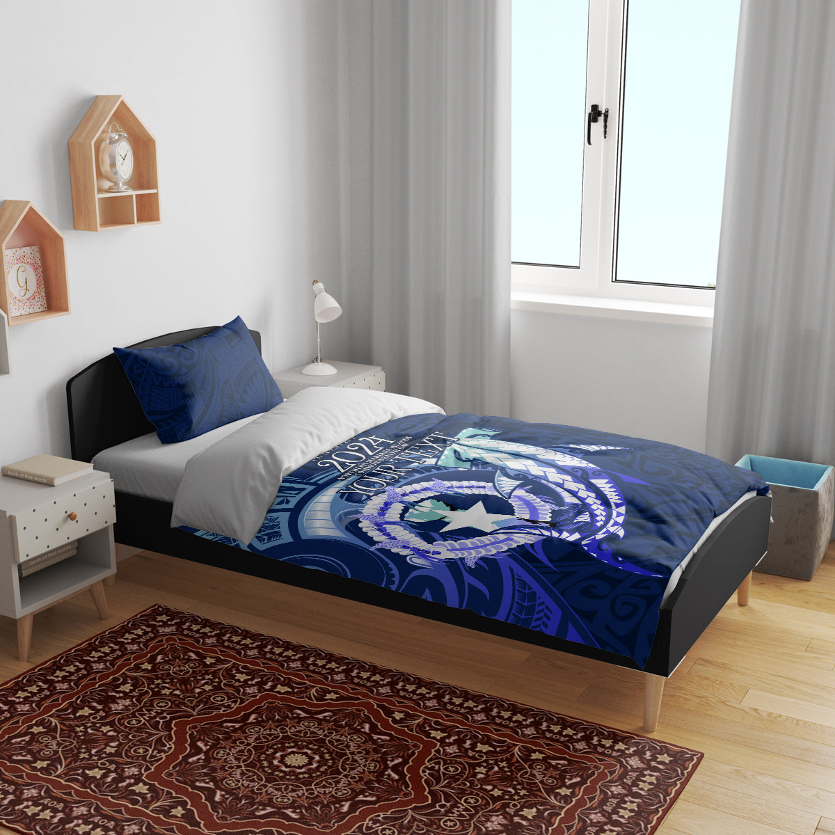Personalised Northern Mariana Islands Bedding Set Commonwealth Day 2024 LT9 - Polynesian Pride