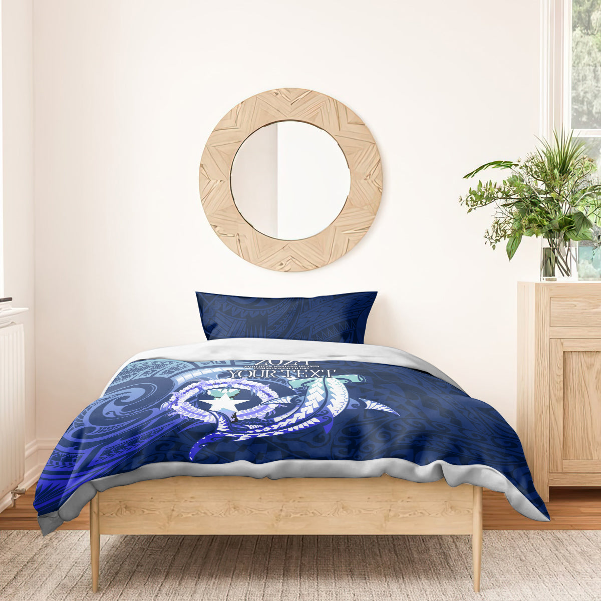 Personalised Northern Mariana Islands Bedding Set Commonwealth Day 2024 LT9 - Polynesian Pride