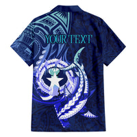 Personalised Northern Mariana Islands Family Matching Off Shoulder Short Dress and Hawaiian Shirt Commonwealth Day 2024 LT9 - Polynesian Pride