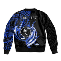 Personalised Chuuk FSM Culture Day Bomber Jacket Hammerhead Shark Tattoo 2024 LT9 - Polynesian Pride
