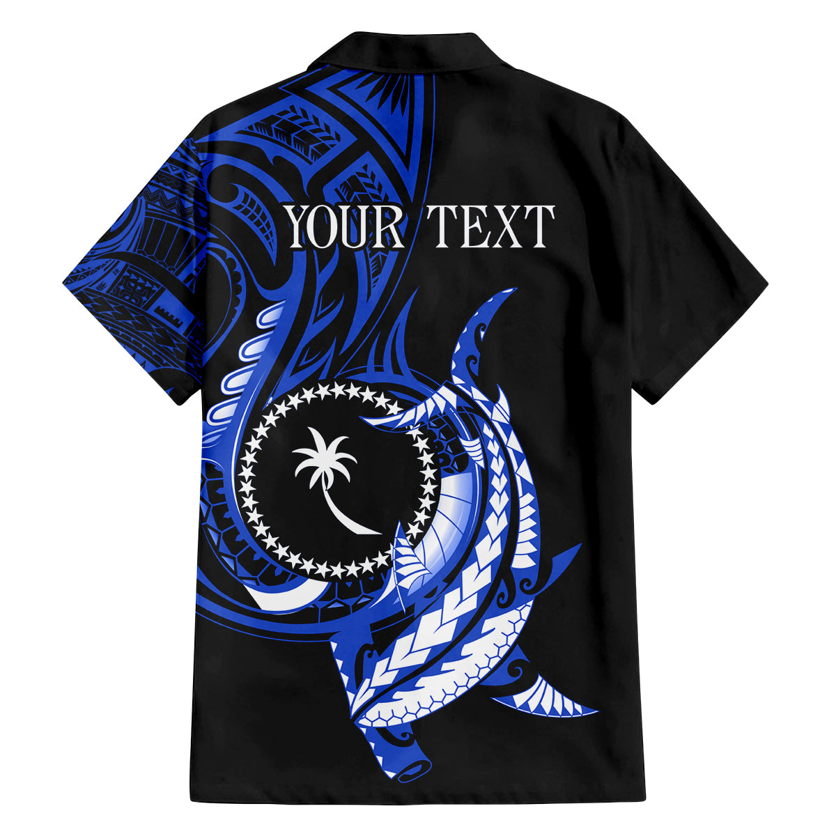 Personalised Chuuk FSM Culture Day Family Matching Off Shoulder Short Dress and Hawaiian Shirt Hammerhead Shark Tattoo 2024 LT9 - Polynesian Pride