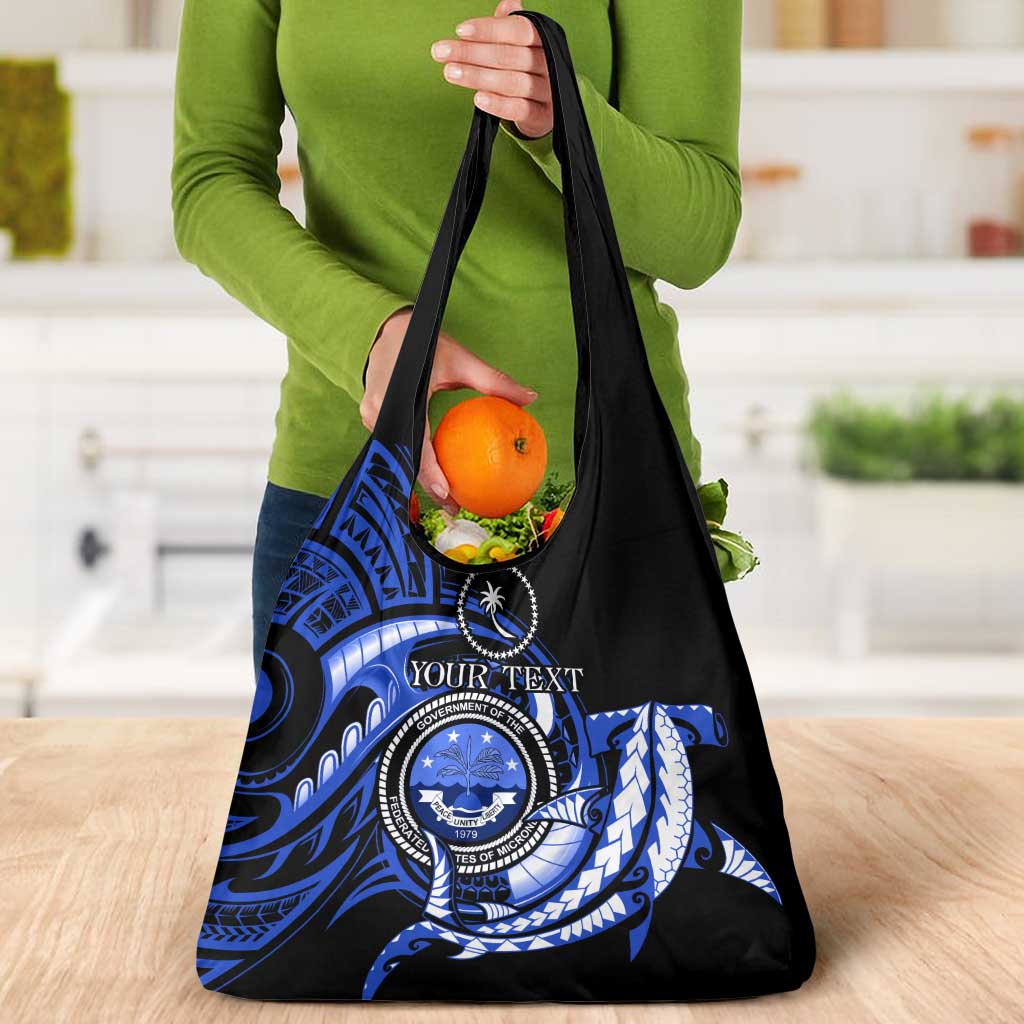 Personalised Chuuk FSM Culture Day Grocery Bag Hammerhead Shark Tattoo 2024 LT9 - Polynesian Pride