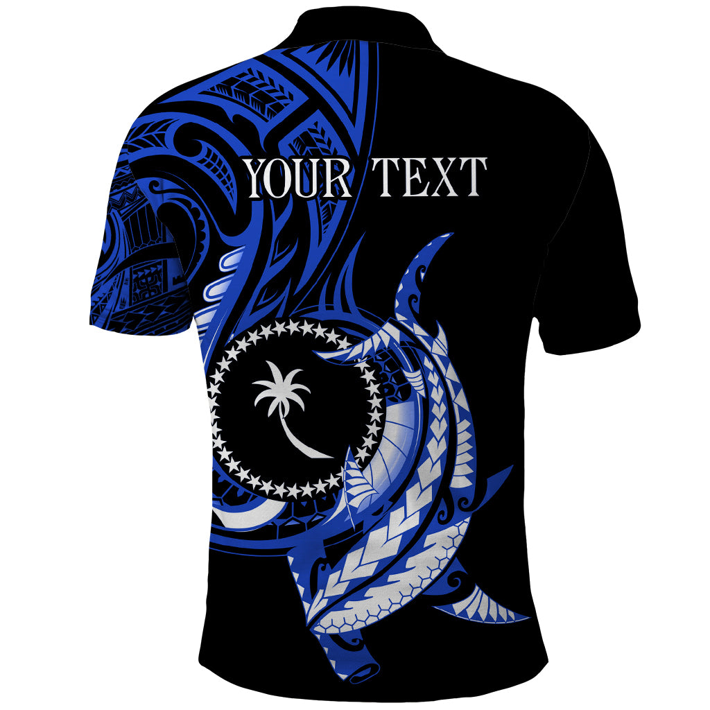 Personalised Chuuk FSM Culture Day Polo Shirt Hammerhead Shark Tattoo 2024 LT9 - Polynesian Pride