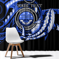 Personalised Chuuk FSM Culture Day Window Curtain Hammerhead Shark Tattoo 2024 LT9 - Polynesian Pride