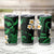 Hawaii Maui Islands Pacific Plumeria Tumbler Cup Green Polynesian Tattoo