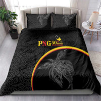 Papua New Guinea 50th Independence Day Bedding Set Simple Oro Tapa Pattern LT9 - Polynesian Pride