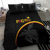 Papua New Guinea 50th Independence Day Bedding Set Simple Oro Tapa Pattern LT9 - Polynesian Pride