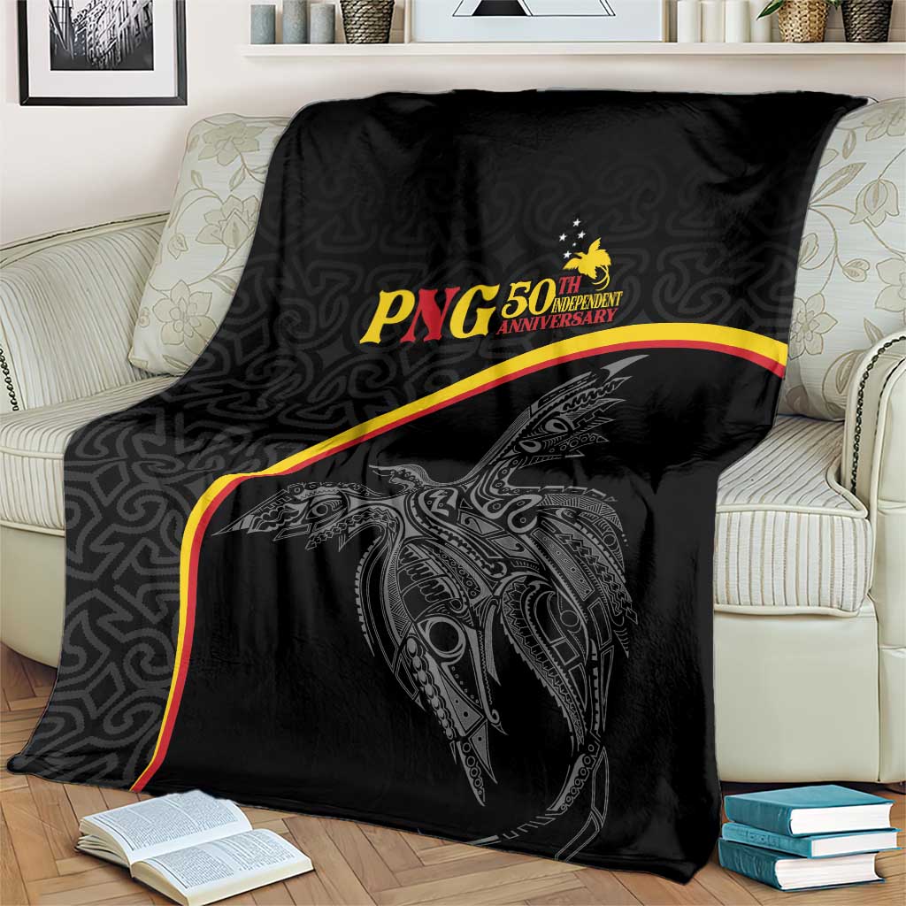 Papua New Guinea 50th Independence Day Blanket Simple Oro Tapa Pattern LT9 - Polynesian Pride