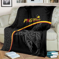 Papua New Guinea 50th Independence Day Blanket Simple Oro Tapa Pattern LT9 - Polynesian Pride
