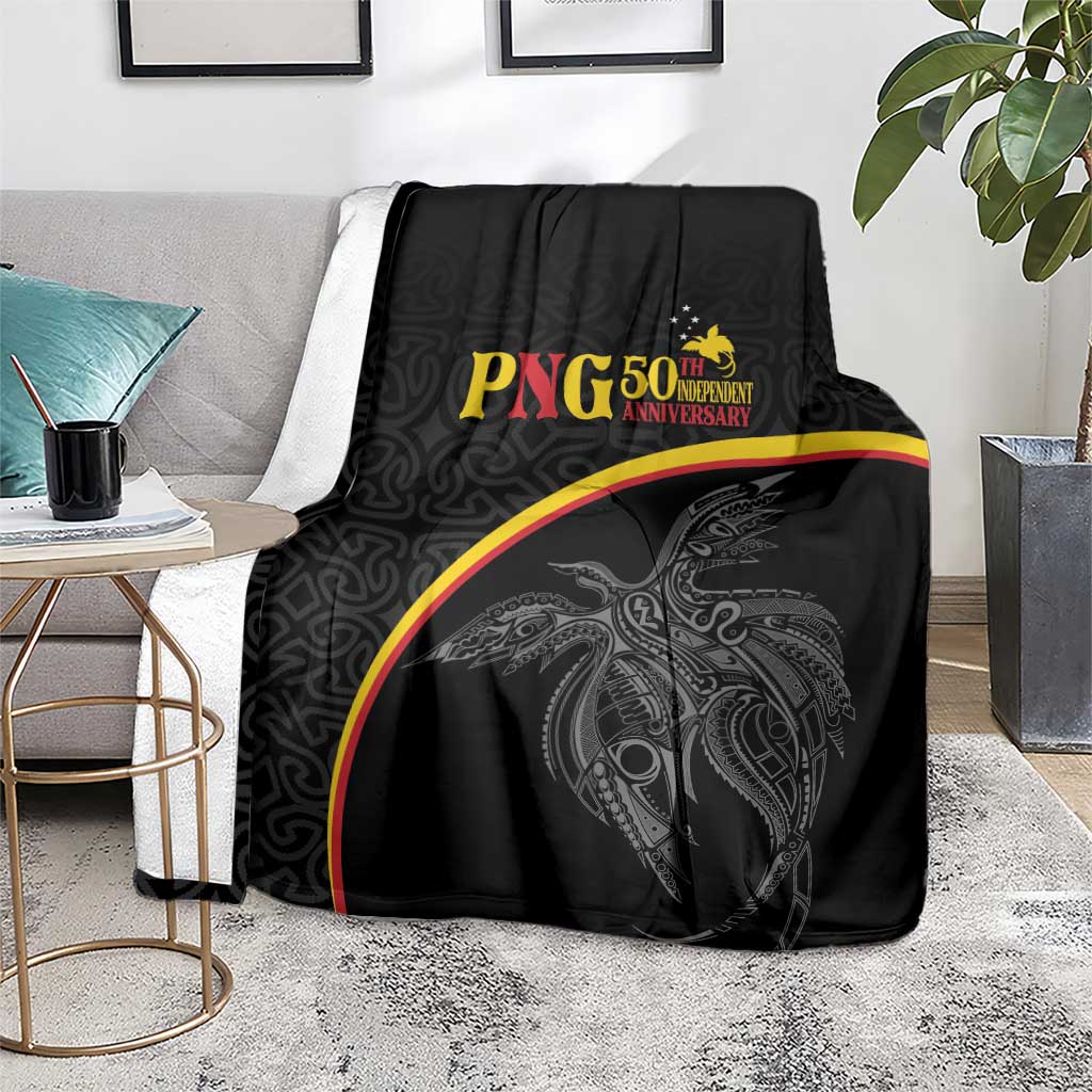 Papua New Guinea 50th Independence Day Blanket Simple Oro Tapa Pattern LT9 - Polynesian Pride