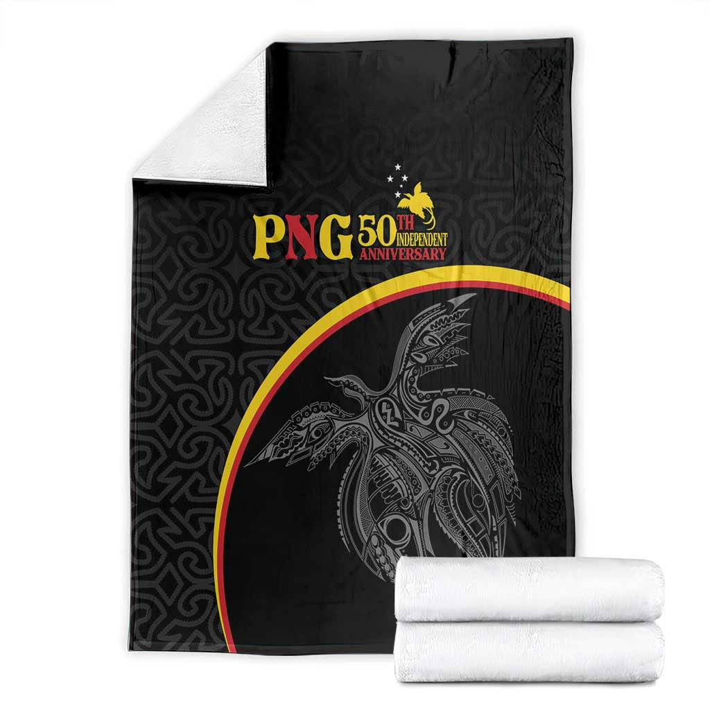 Papua New Guinea 50th Independence Day Blanket Simple Oro Tapa Pattern LT9 - Polynesian Pride