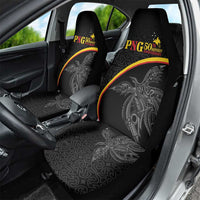 Papua New Guinea 50th Independence Day Car Seat Cover Simple Oro Tapa Pattern - Polynesian Pride
