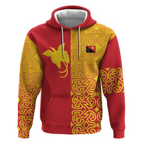 Papua New Guinea Oro Tapa Personalised Hoodie Simple Bird of Paradise Style - Polynesian Pride