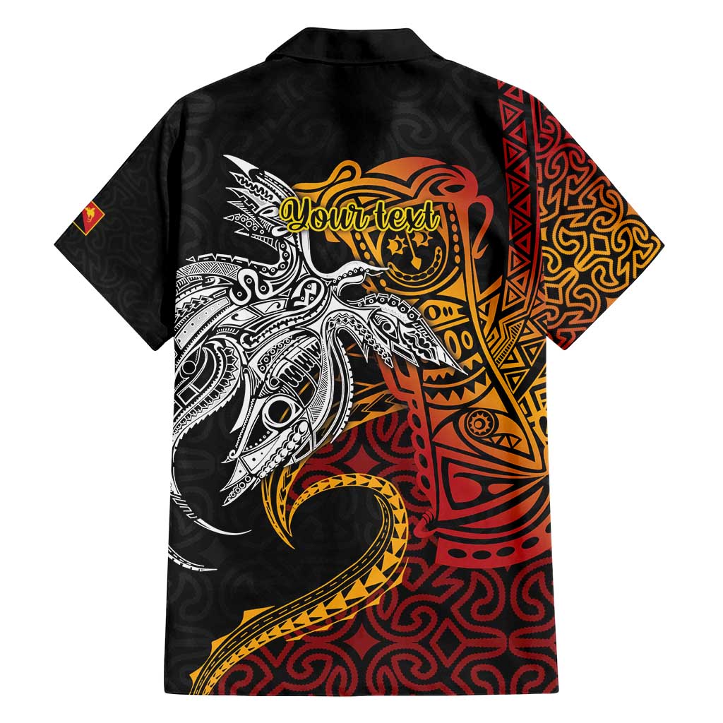 Papua New Guinea Sepik Personalised Family Matching Off Shoulder Maxi Dress and Hawaiian Shirt PNG Bird of Paradise Tattoo - Polynesian Pride