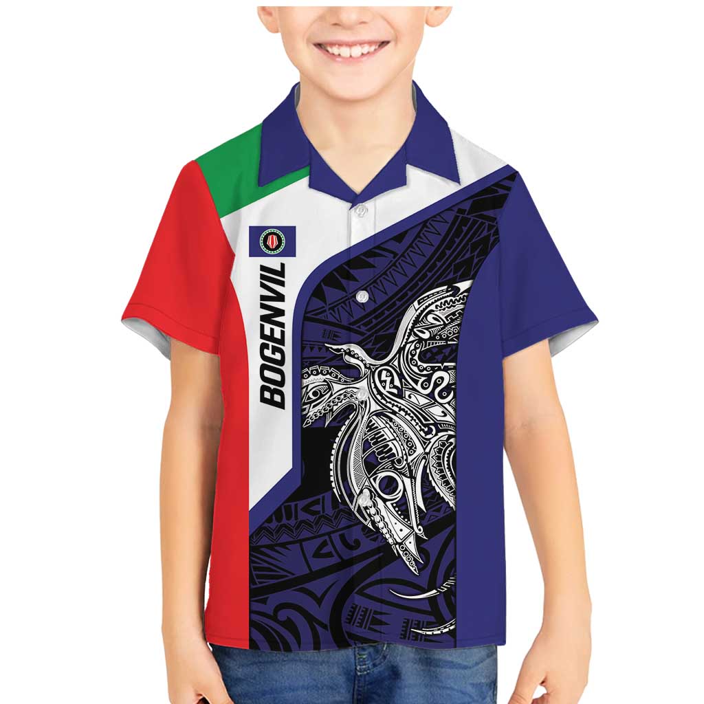 Personalised PNG Bougainville Family Matching Mermaid Dress and Hawaiian Shirt Bird of Paradise Tattoo Flag Motif - Polynesian Pride