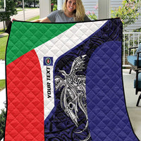 Personalised PNG Bougainville Quilt Bird of Paradise Tattoo Flag Motif - Polynesian Pride