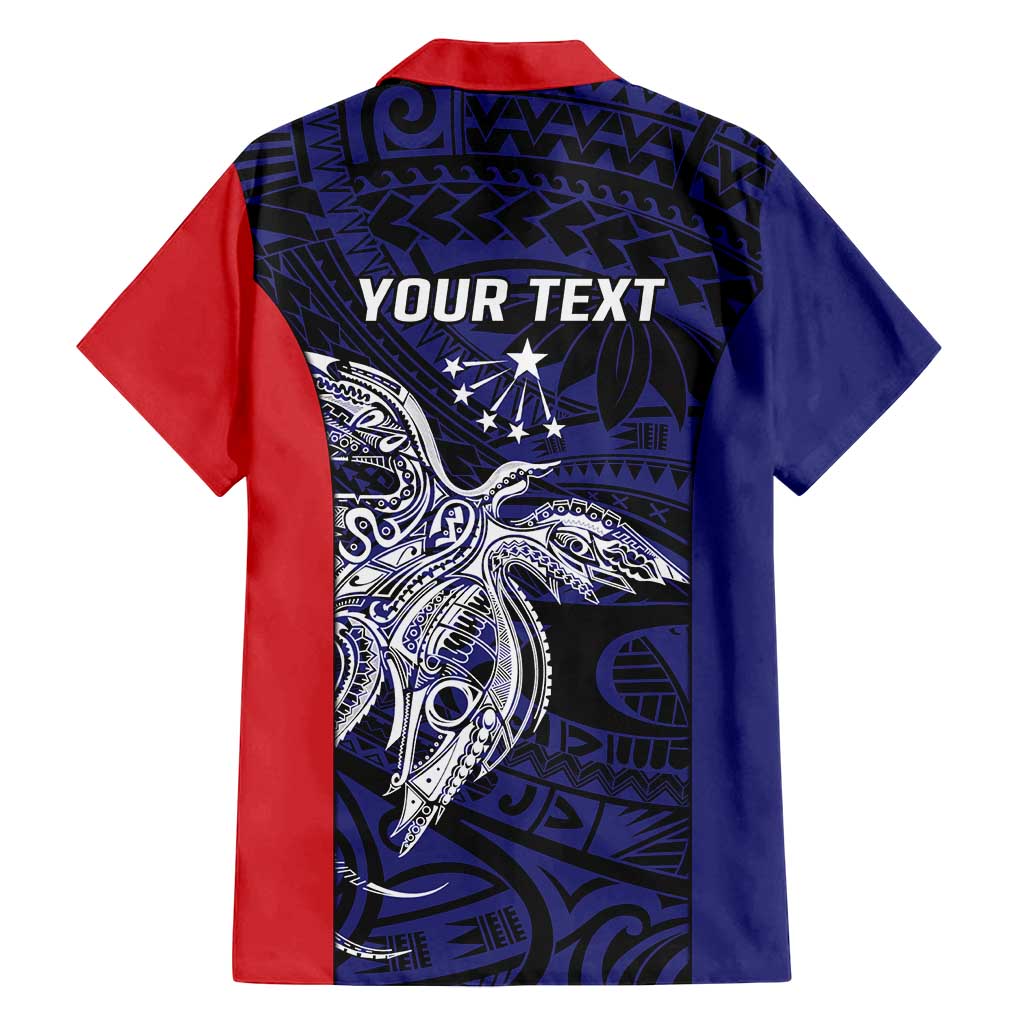 Personalised PNG Central Province Family Matching Summer Maxi Dress and Hawaiian Shirt Bird of Paradise Tattoo Flag Motif - Polynesian Pride