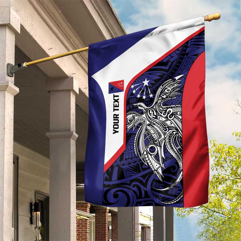 Personalised PNG Central Province Garden Flag Bird of Paradise Tattoo Flag Motif - Polynesian Pride