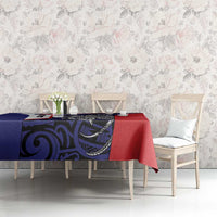 Personalised PNG Central Province Tablecloth Bird of Paradise Tattoo Flag Motif LT9 - Polynesian Pride
