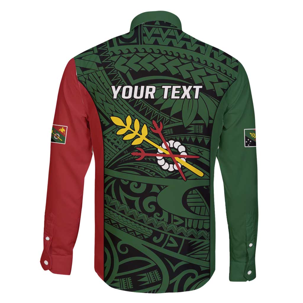 Personalised PNG Chimbu Province Family Matching Off Shoulder Short Dress and Hawaiian Shirt Bird of Paradise Tattoo Flag Motif - Polynesian Pride