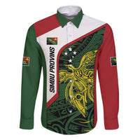 Personalised PNG Chimbu Province Family Matching Tank Maxi Dress and Hawaiian Shirt Bird of Paradise Tattoo Flag Motif - Polynesian Pride