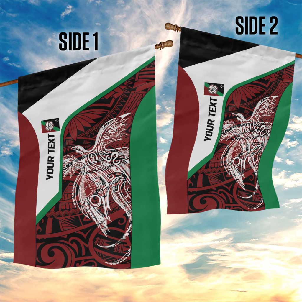 Personalised PNG East New Britain Province Garden Flag Bird of Paradise Tattoo Flag Motif - Polynesian Pride