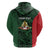 Personalised PNG East Sepik Province Hoodie Bird of Paradise Tattoo Flag Motif - Polynesian Pride